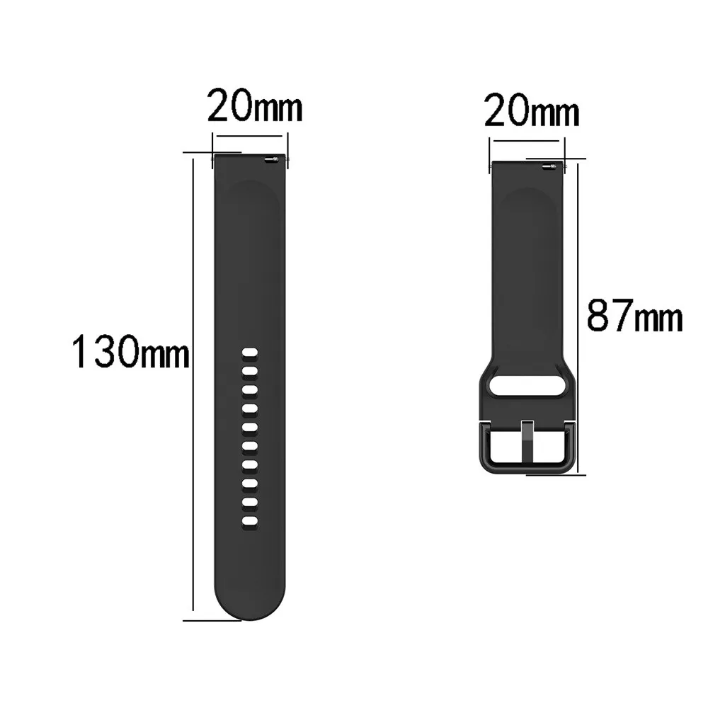 Силиконовый сменный ремешок OTOKY для наручных часов Samsung Galaxy Watch Active 2 40/44 мм браслет