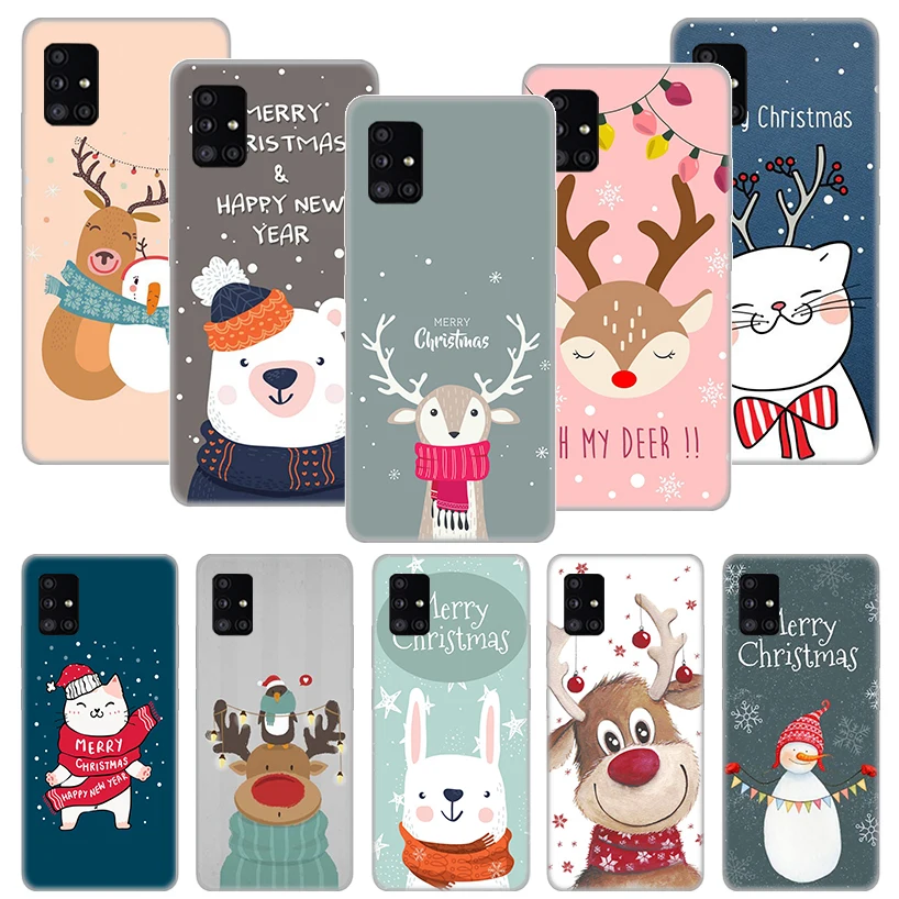 Merry Christmas Animal Phone Case Funda For Samsung Galaxy A51 A71 A02S A50 A70 A30 A40 A20 A10S A20E A01 A91 A81 Cover Coque
Merry Christmas Animal Phone Case Funda For Samsung Galaxy A51 A71 A02S A50 A70 A30 A40 A20 A10S A20E A01 A91 A81 Cover Coque