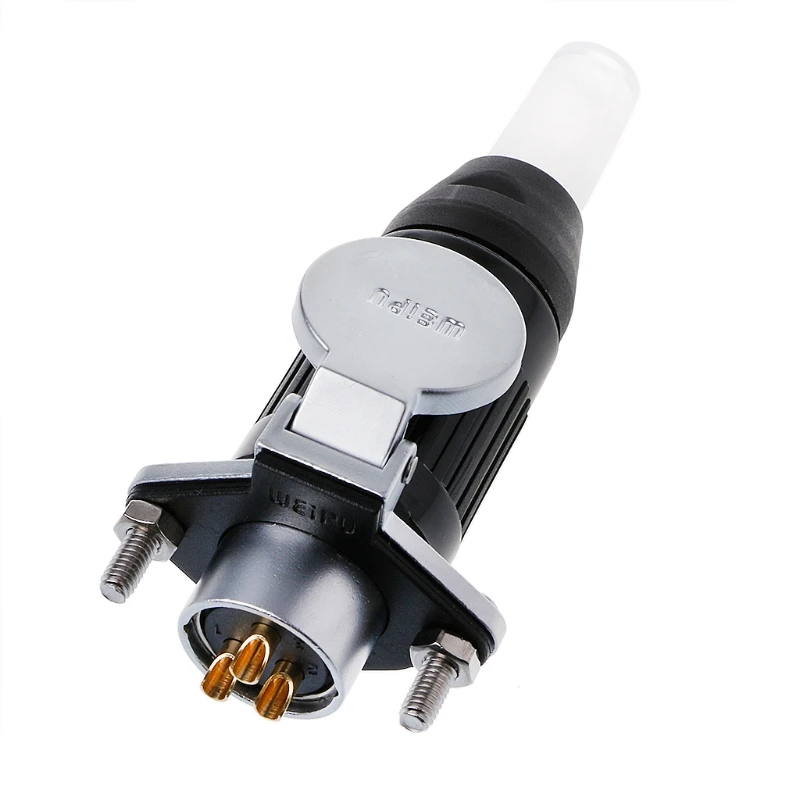 1 Set WP20 Series 2-12P Waterproof Panel Mount Aviation Plug Cable Connector 30A 
1 Set WP20 Series 2-12P Waterproof Panel Mount Aviation Plug Cable Connector 30A