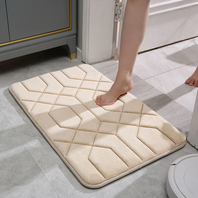 Bathroom Mat Floor Bath Rug Bedside Cushion Non-Slip Absorbent Pad Door Carpet Entrance Home Supplies Bathroom Door Mat Toilet
Bathroom Mat Floor Bath Rug Bedside Cushion Non-Slip Absorbent Pad Door Carpet Entrance Home Supplies Bathroom Door Mat Toilet