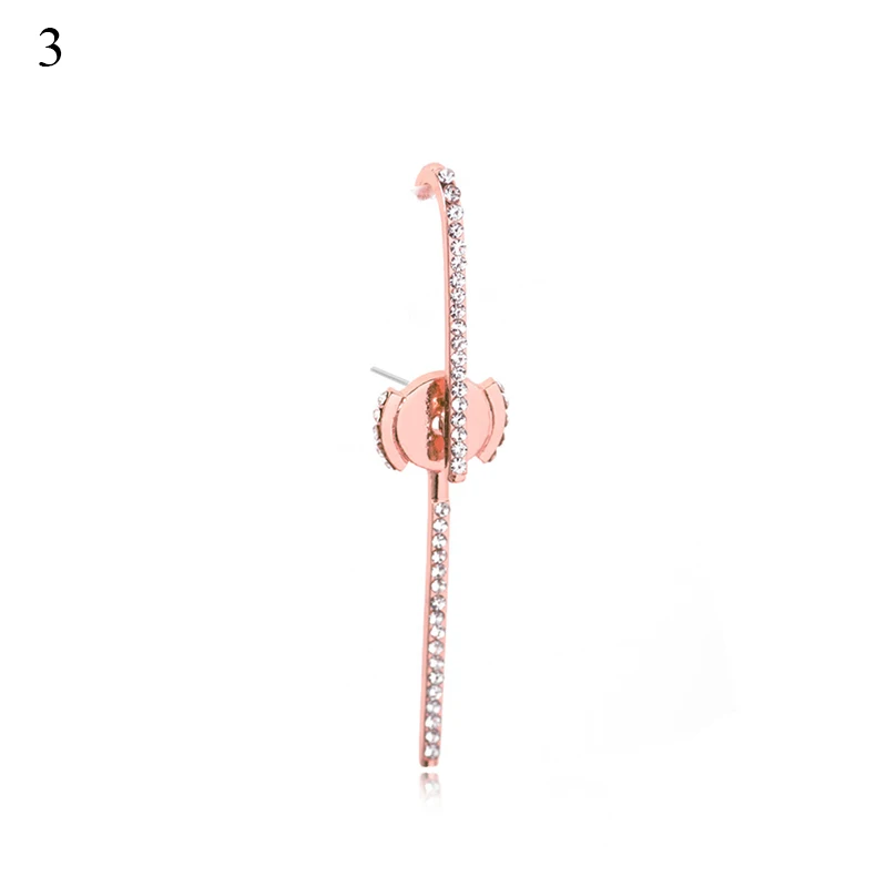 1 PCS Inlaid Rhinestone Crawler Hook Earrings Women Drop Earring Alloy Multicolor Stud Earring Ear Wrap Punk Ear Jewelry
1 PCS Inlaid Rhinestone Crawler Hook Earrings Women Drop Earring Alloy Multicolor Stud Earring Ear Wrap Punk Ear Jewelry
