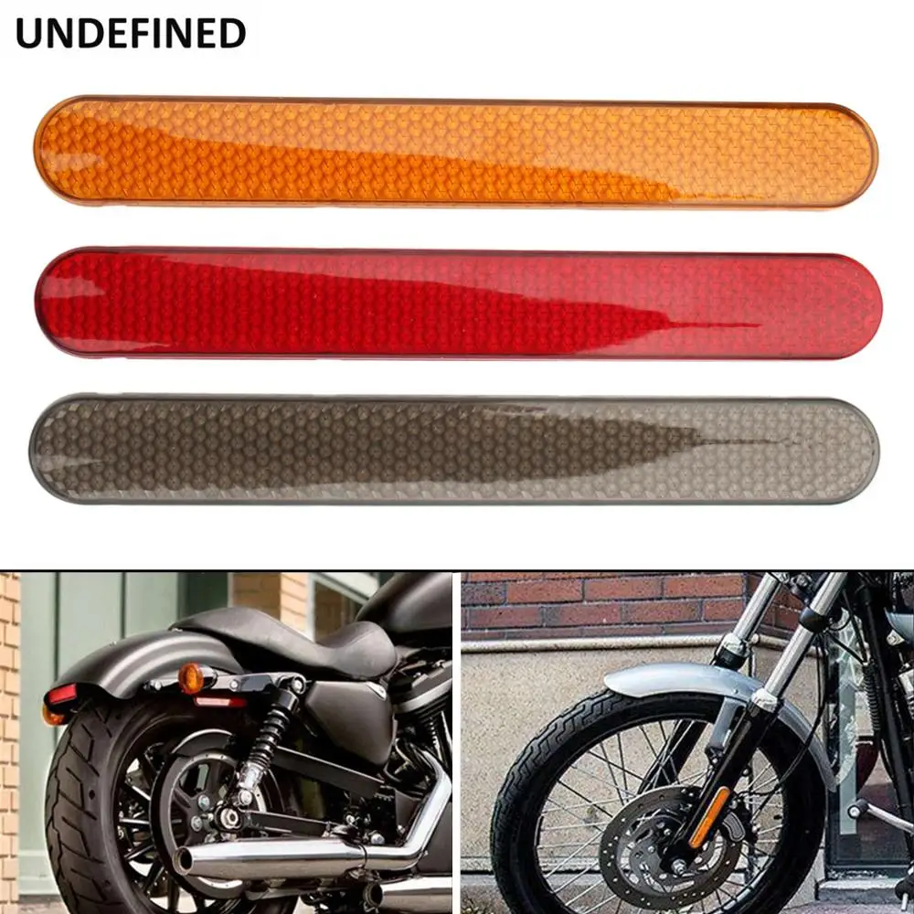 

Motorcycle Front Fork Reflector Sticker Lower Legs Slider Safety Warning For Harley Dyna Softail Sportster 883 Touring Universal