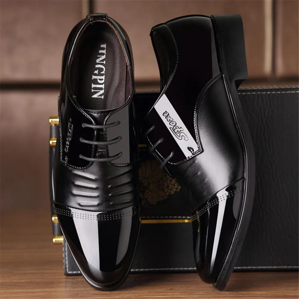 Men's business formal dress patent leather leather shoes pointed toe casual increase 6cm men's shoes men dress shoes leather
Men's business formal dress patent leather leather shoes pointed toe casual increase 6cm men's shoes men dress shoes leather