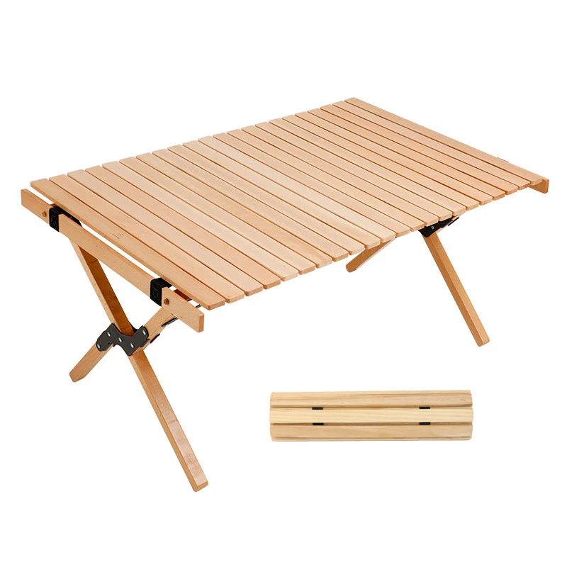 Outdoor Folding Table Roll Wood Portable Stall Desk Camping Equipment Picnic Burning Tourist Table LA012
Outdoor Folding Table Roll Wood Portable Stall Desk Camping Equipment Picnic Burning Tourist Table LA012