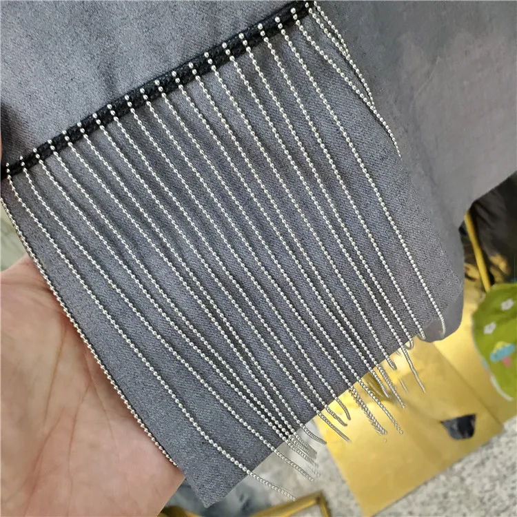 2020 Vadim Blazer Feminino Woman Casual Suit New Personality Backless Irregular Chain Tassel Decoration One Button Jacket Women
2020 Vadim Blazer Feminino Woman Casual Suit New Personality Backless Irregular Chain Tassel Decoration One Button Jacket Women