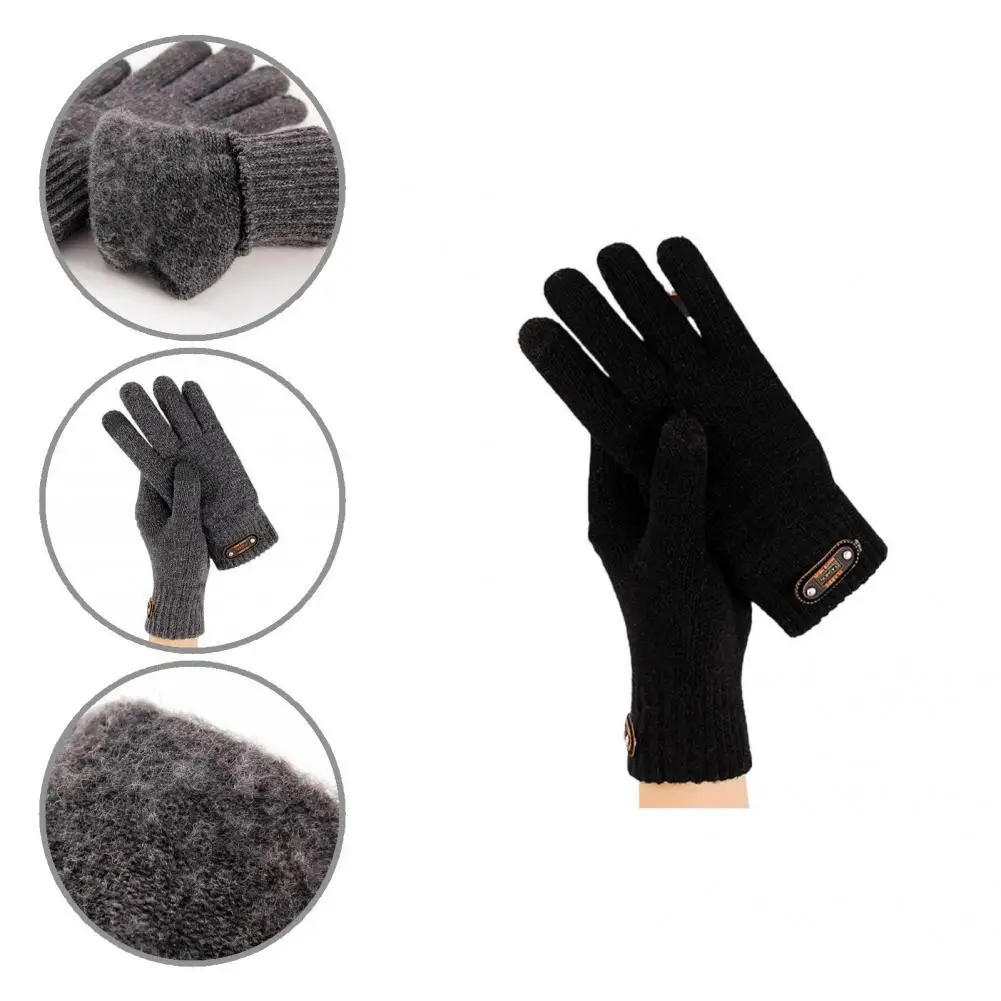 Thicken 1 Pair Terrific Practical Men Mittens High Friction Men Gloves Thermal for Riding
Thicken 1 Pair Terrific Practical Men Mittens High Friction Men Gloves Thermal for Riding