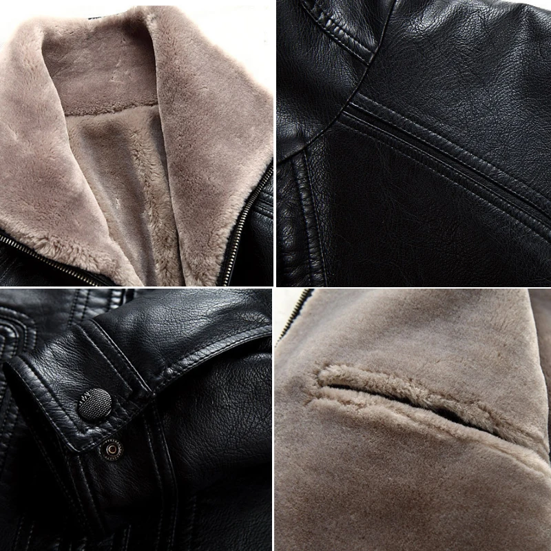 de couro masculino fur jaqueta coat men leather jacket coat stand collar size male faux leather coat 29662-6
de couro masculino fur jaqueta coat men leather jacket coat stand collar size male faux leather coat 29662-6