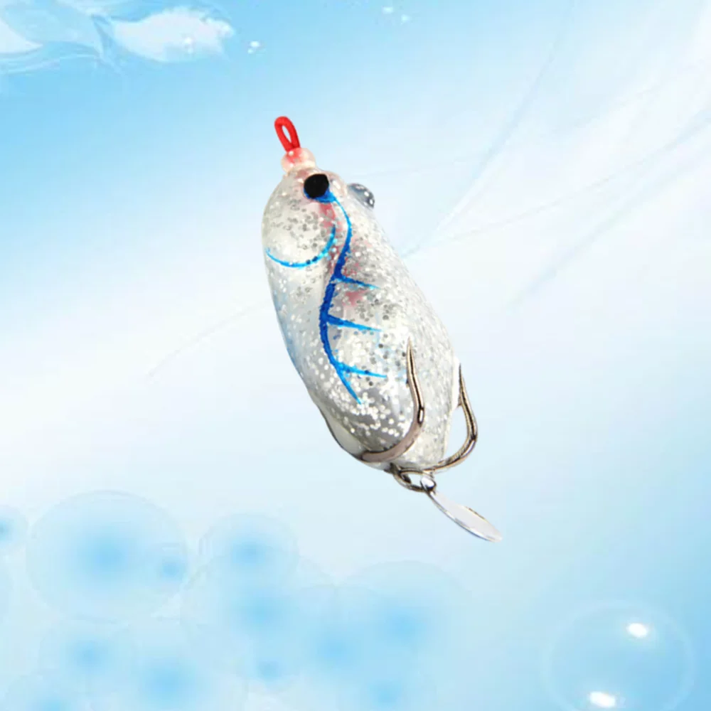 Fake Soft Tube Bait Fishing Lures Lure Treble Hooks Topwater Ray 14G Artificial Soft Bait with Sequins (Size L, Random Color)
Fake Soft Tube Bait Fishing Lures Lure Treble Hooks Topwater Ray 14G Artificial Soft Bait with Sequins (Size L, Random Color)