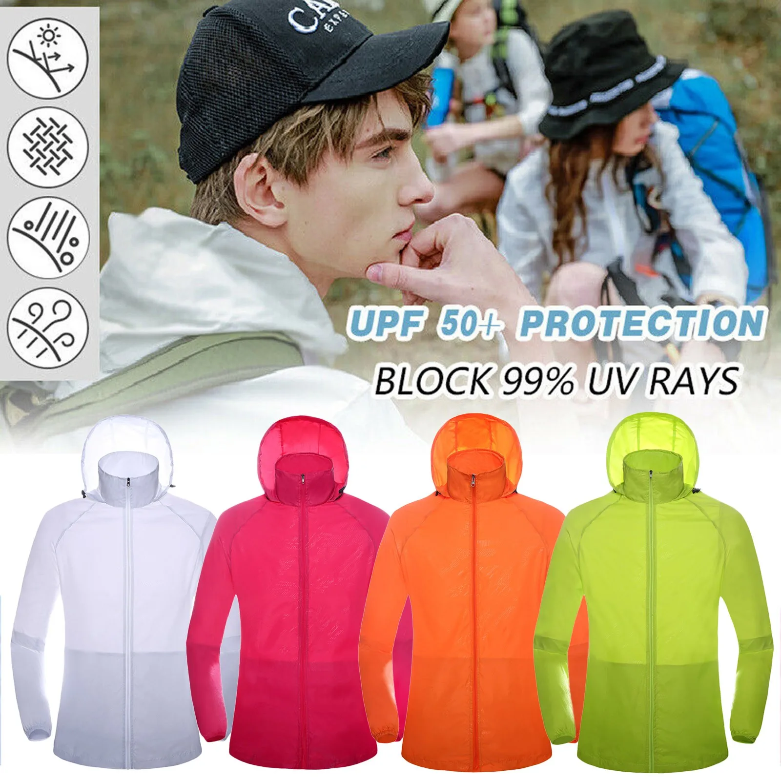 Воздухопроницаемый топ с капюшоном Aldult унисекс, тонкие уличные повседневные ветрозащитные куртки, непромокаемая ветровка, кожаное пальто 
Воздухопроницаемый топ с капюшоном Aldult унисекс, тонкие уличные повседневные ветрозащитные куртки, непромокаемая ветровка, кожаное пальто