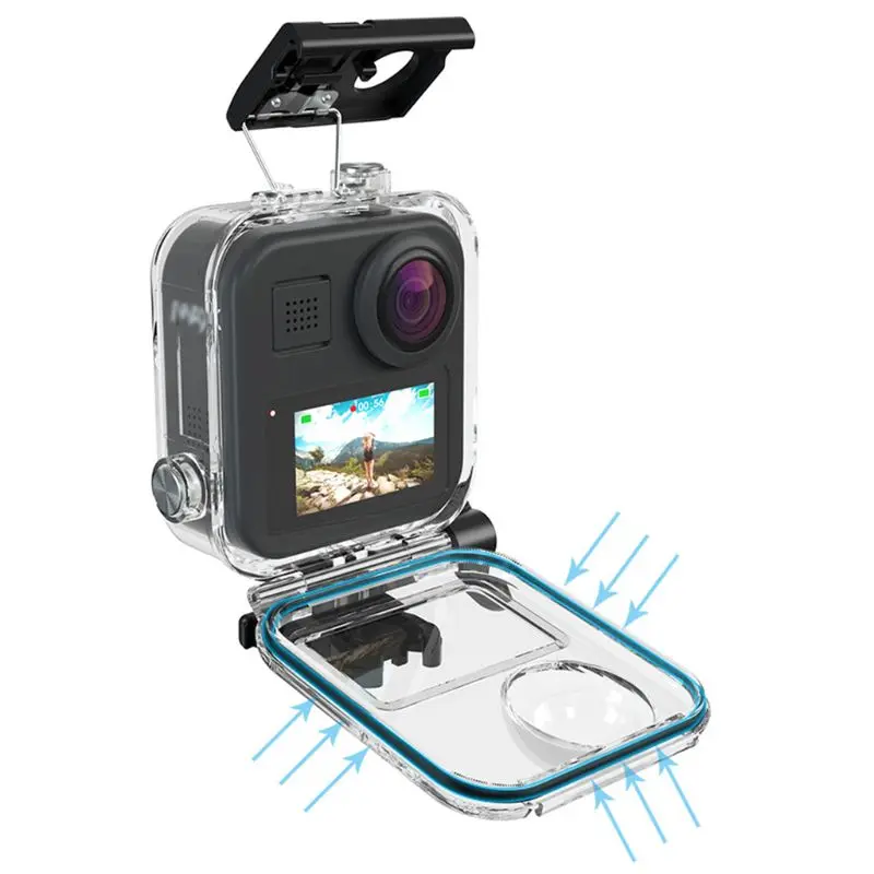 Waterproof Housings Protective Cover Shell for gopro Max 360 Panoramic Camera Di
Waterproof Housings Protective Cover Shell for gopro Max 360 Panoramic Camera Di