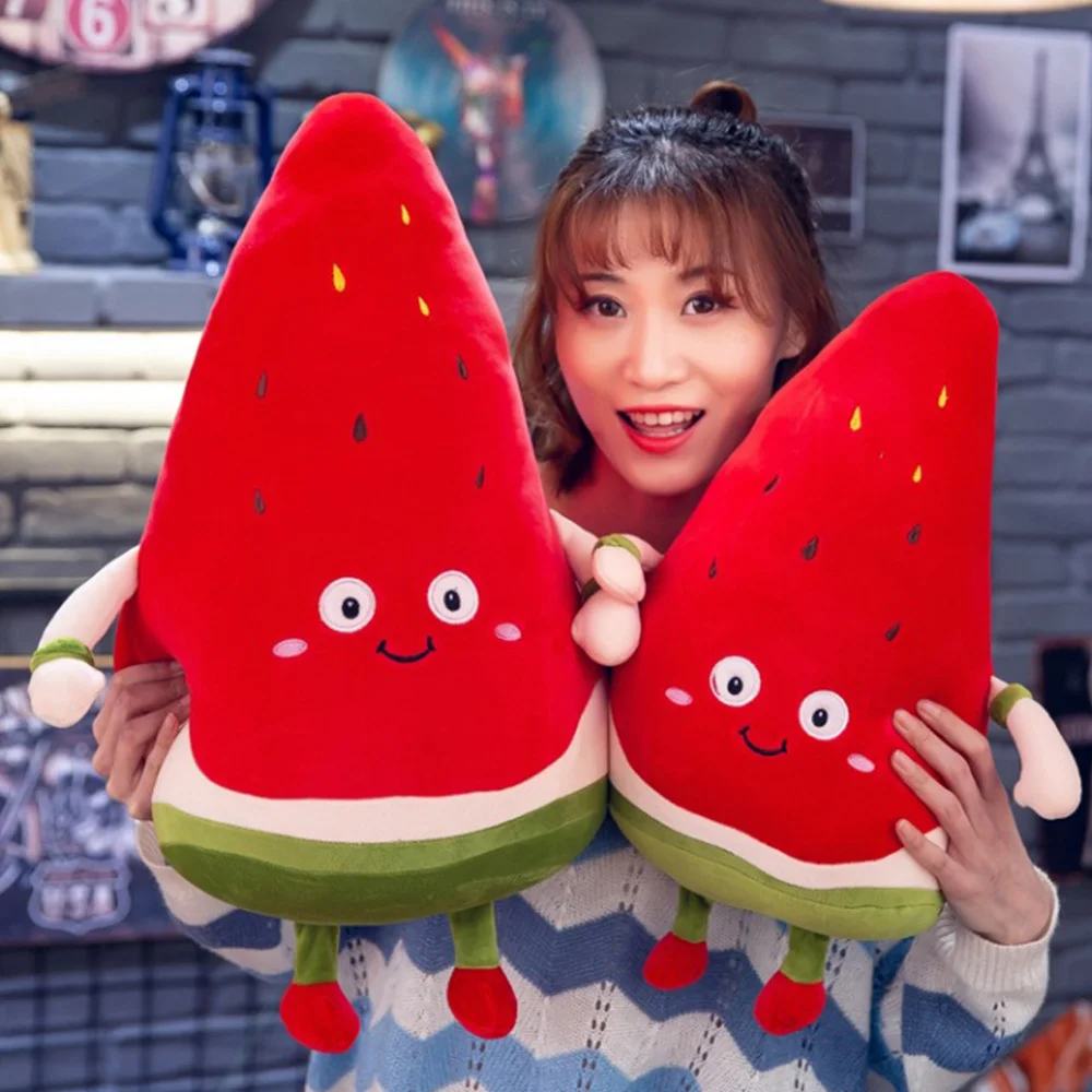 Watermelon Plush Plant Toys Cute Stuffed Doll Cushion Pillow Toy for Boys Girls Cartoon Simulation Fruit Doll Toy
Watermelon Plush Plant Toys Cute Stuffed Doll Cushion Pillow Toy for Boys Girls Cartoon Simulation Fruit Doll Toy