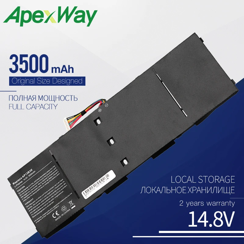 Apexway Laptop Battery AP13B3K AP13B8K for Acer Aspire V5 R7 V5-572G V5-573G V5-472G V5-473G V5-552G M5-583P V5-572P R7-571
Apexway Laptop Battery AP13B3K AP13B8K for Acer Aspire V5 R7 V5-572G V5-573G V5-472G V5-473G V5-552G M5-583P V5-572P R7-571