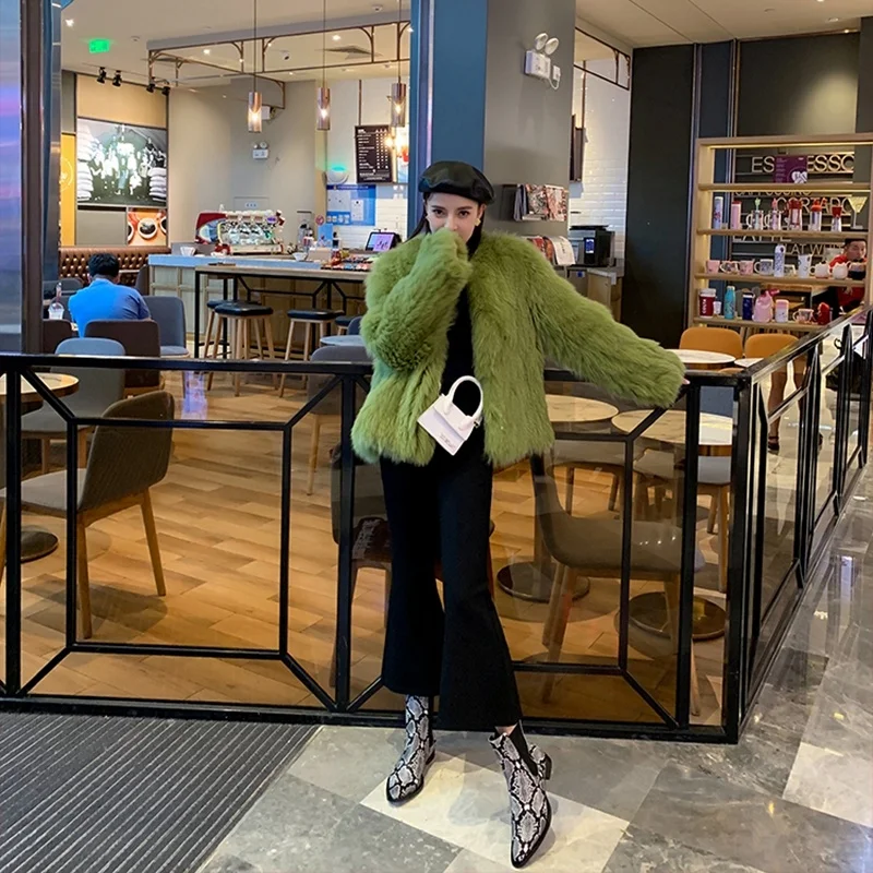 Genuine Coats Hot Sell Natural fox Winter Woman CoatsLarge green Keep warm 100%fox Fur coat
Genuine Coats Hot Sell Natural fox Winter Woman CoatsLarge green Keep warm 100%fox Fur coat