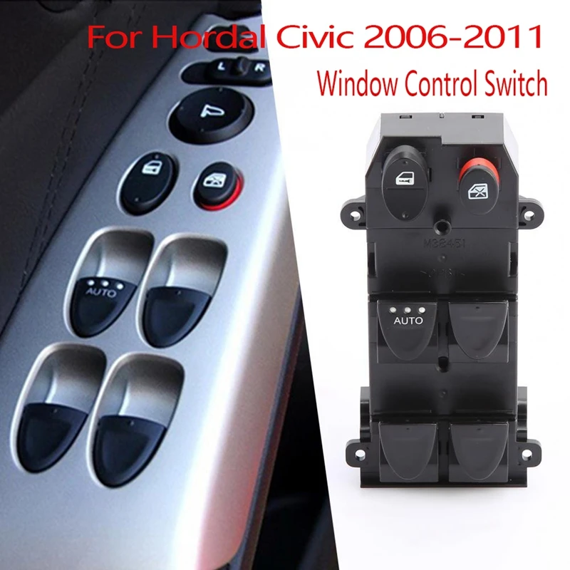 Car Window Control Switch Power Window Master Switch Lifter 35750-SNV-H51 for Honda Civic 2006-2011
Car Window Control Switch Power Window Master Switch Lifter 35750-SNV-H51 for Honda Civic 2006-2011