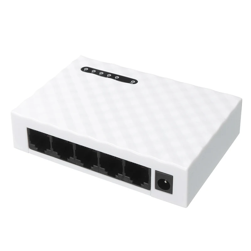 5-Port High Speed Gigabit Network Switch Ethernet 10/100/1000 Mbps RJ45 Ports Hub EU Plug With Power Adapter
5-Port High Speed Gigabit Network Switch Ethernet 10/100/1000 Mbps RJ45 Ports Hub EU Plug With Power Adapter