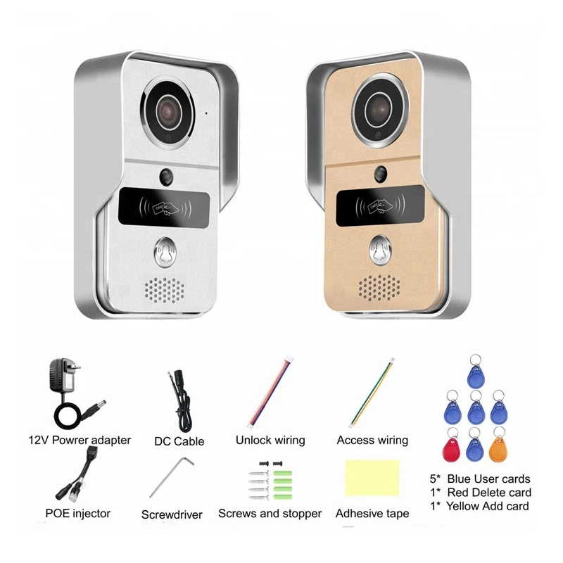 720P TCP/IP WiFi Video Doorbell Support Wireless Unlock IOS Android APP Control Metal body exquisite design
720P TCP/IP WiFi Video Doorbell Support Wireless Unlock IOS Android APP Control Metal body exquisite design