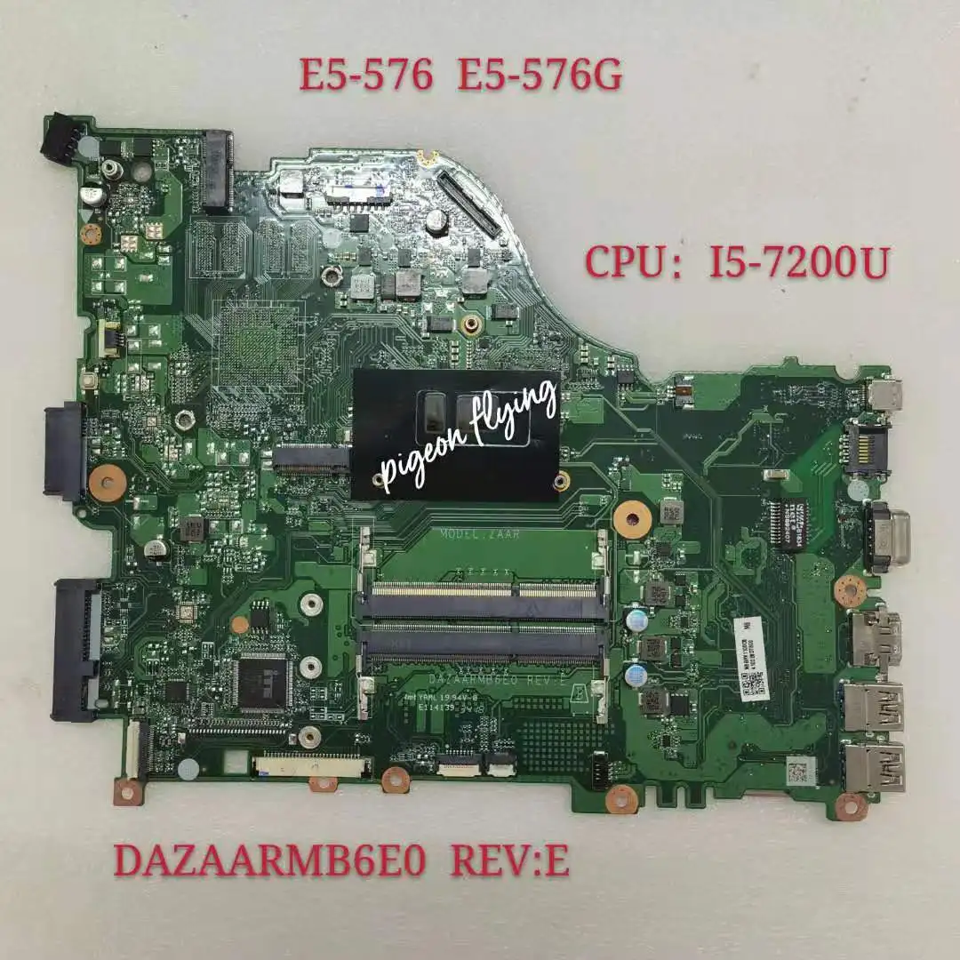 E5-576 материнская плата для Acer E5-576 E5-576G ноутбуков ZAAR DAZAARMB6E0 CPU:I5-7200U DDR3 100% test OK NMGRV1100C8ok
E5-576 материнская плата для Acer E5-576 E5-576G ноутбуков ZAAR DAZAARMB6E0 CPU:I5-7200U DDR3 100% test OK NMGRV1100C8ok