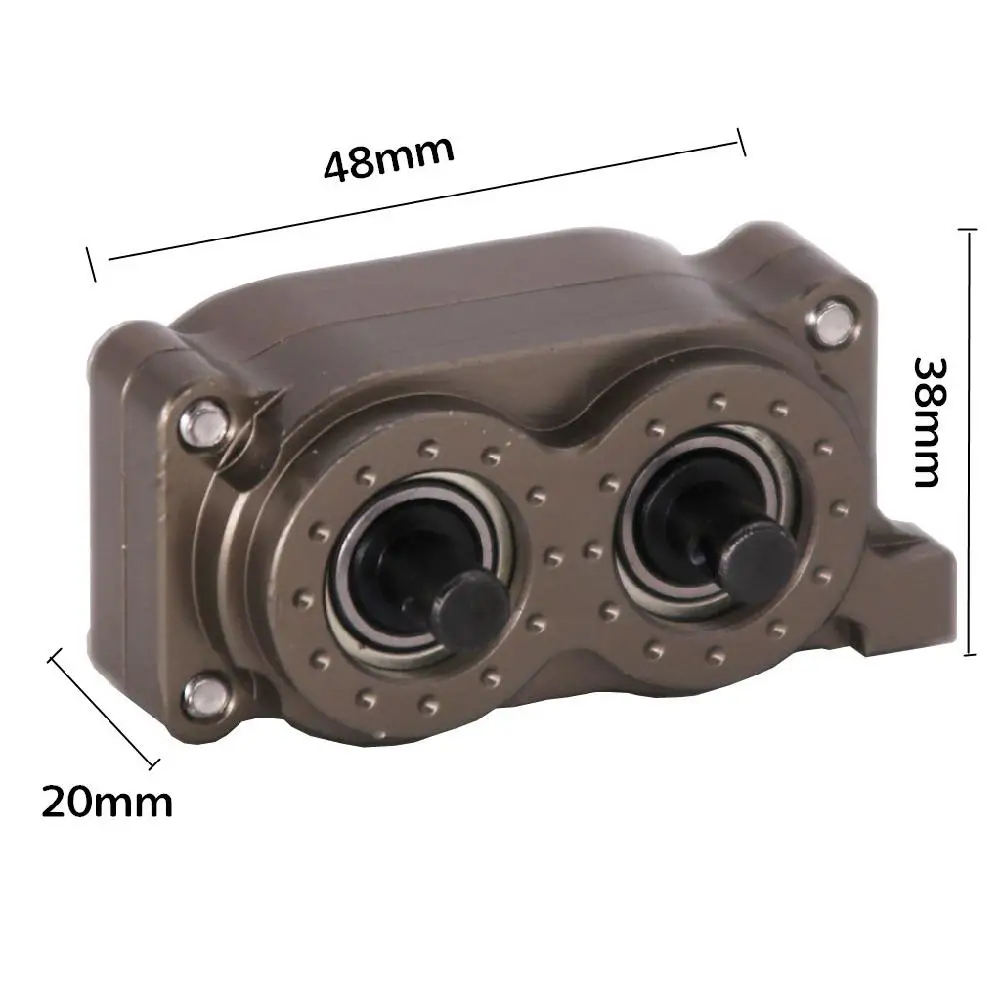 RCtown CNC Metal SCX10 Gearbox Transfer Case for 1/10 RC Crawler Axial SCX10 90046 
RCtown CNC Metal SCX10 Gearbox Transfer Case for 1/10 RC Crawler Axial SCX10 90046