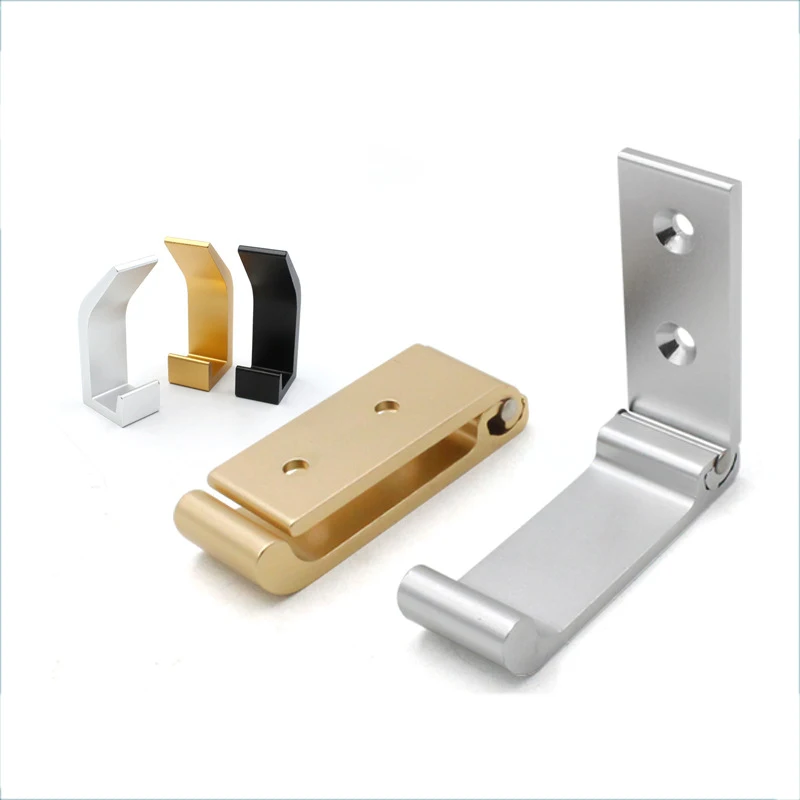 90 Degrees Folding Clothes Hook Aluminum Alloy Punch-free Wall Hook Hanging Storage Device for Bag Hat Nails Available JS22
90 Degrees Folding Clothes Hook Aluminum Alloy Punch-free Wall Hook Hanging Storage Device for Bag Hat Nails Available JS22