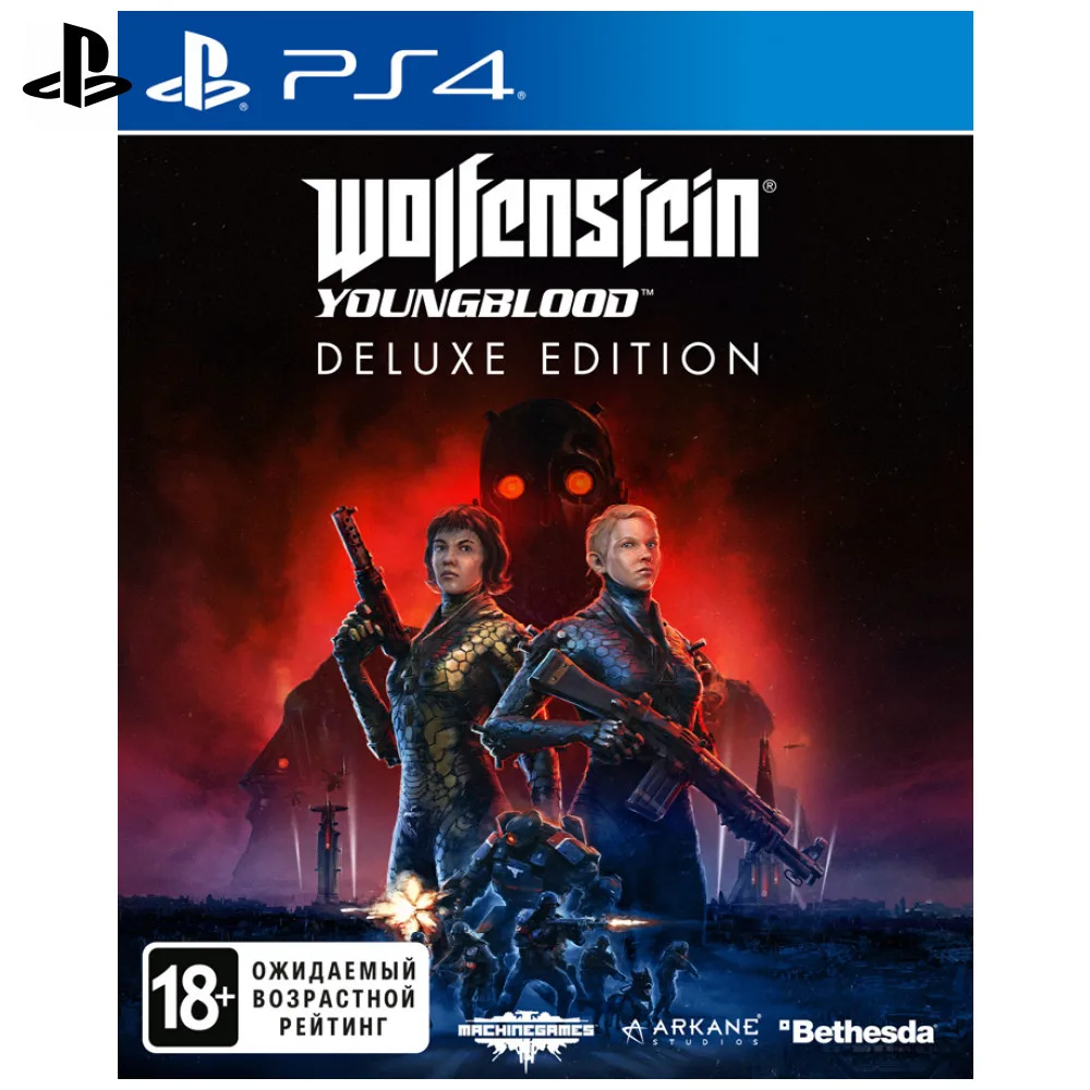 Игра для Sony PlayStation 4 Wolfenstein: Youngblood. Deluxe Edition (русская версия)|Игры консолей| |