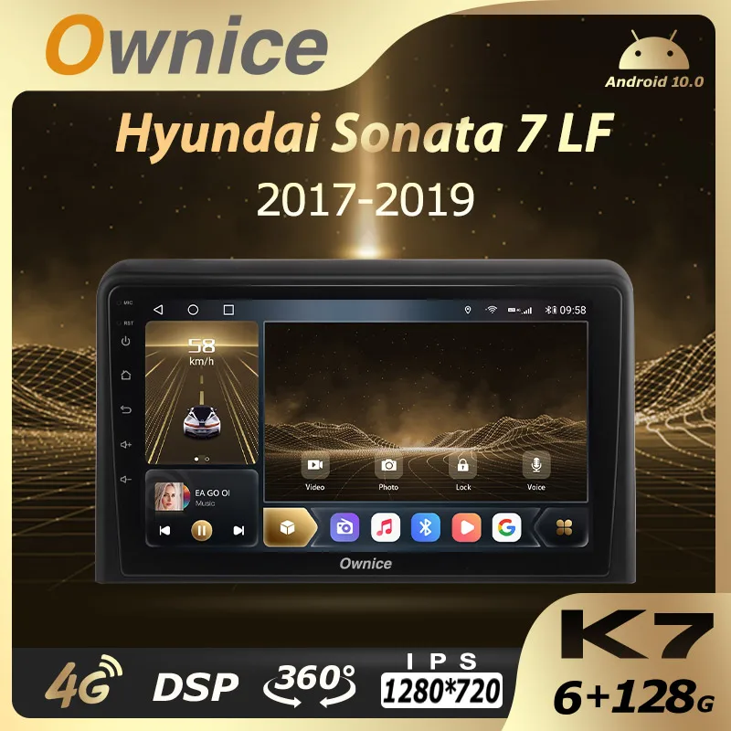 Автомобильный радиоприемник k7 Ownice 6G + 128G Android 10,0 для Hyundai Sonata 7 LF 2017 - 2019 мультимедийный плеер аудио 4G LTE GPS Navi
Автомобильный радиоприемник k7 Ownice 6G + 128G Android 10,0 для Hyundai Sonata 7 LF 2017 - 2019 мультимедийный плеер аудио 4G LTE GPS Navi