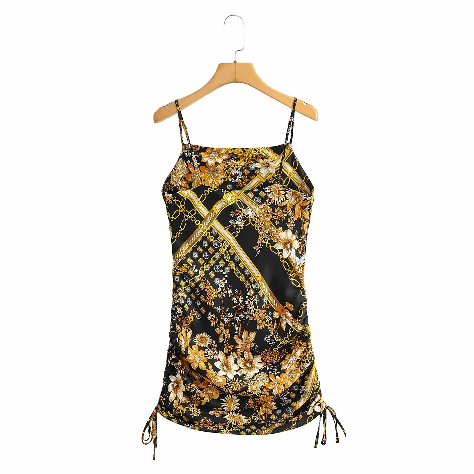 European and American Style 2021 Summer New Side Drawstring Printed Satin Strap Dress Slim Sexy Skirt DLQZ1622
European and American Style 2021 Summer New Side Drawstring Printed Satin Strap Dress Slim Sexy Skirt DLQZ1622