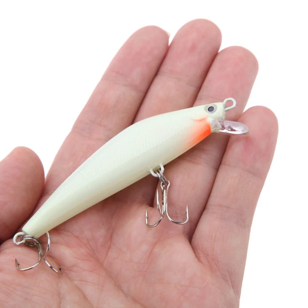 Lixada 3D Luminous Night Bait Minnow Lure Hard Bait 82mm 8g Artificial Fishing Tackle Accessory With Two Triangle Hooks
Lixada 3D Luminous Night Bait Minnow Lure Hard Bait 82mm 8g Artificial Fishing Tackle Accessory With Two Triangle Hooks