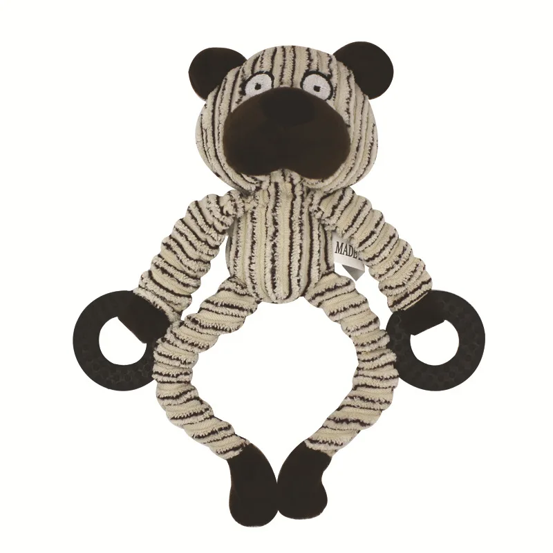 Dog Squeaky Plush Toys, Cute Plush Stuffed Squeaky Dog Toys Monkey Bear Cow, Chew Squeaky Toys for Puppy Dogs and Medium Dogs
Dog Squeaky Plush Toys, Cute Plush Stuffed Squeaky Dog Toys Monkey Bear Cow, Chew Squeaky Toys for Puppy Dogs and Medium Dogs
