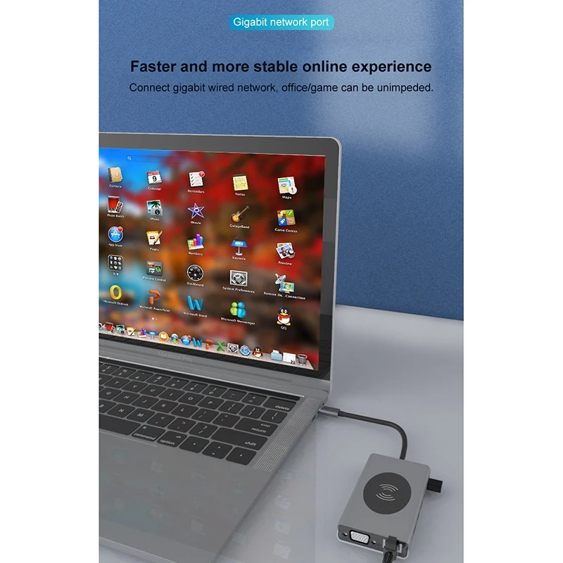 15 in 1 USB Hub Type C Adapter Docking Station with Hdmi 6 USB Tf/Sd Pd o Ports Usb-C Dock Compatible for
15 in 1 USB Hub Type C Adapter Docking Station with Hdmi 6 USB Tf/Sd Pd o Ports Usb-C Dock Compatible for