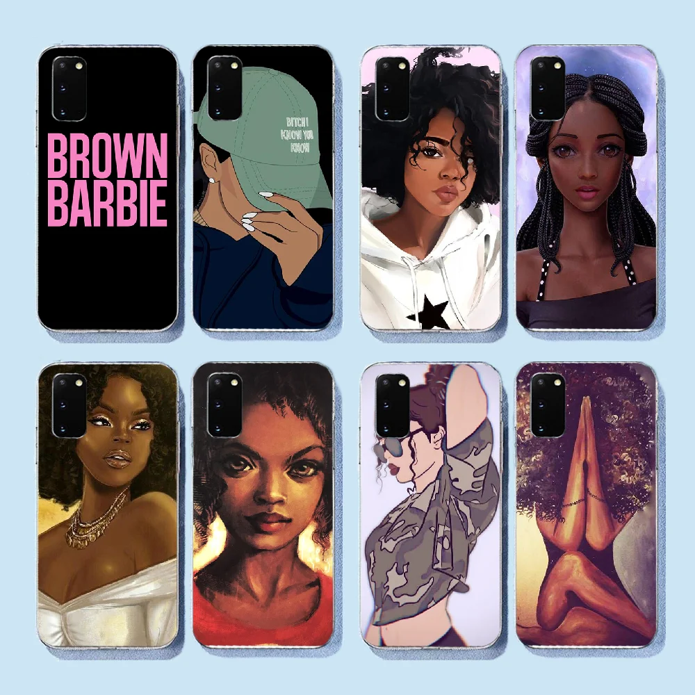 NBDRUICAI 2bunz Melanin Poppin Aba TPU черный чехол для телефона Корпус Samsung S9 plus S5 S6 S7 edge S8 S10 |