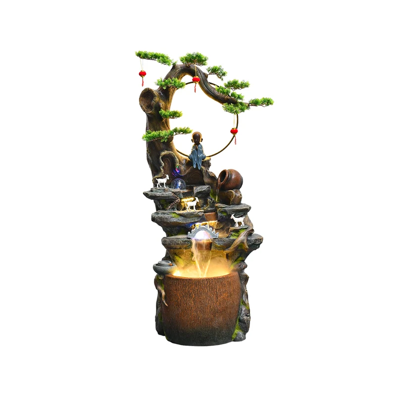 Cy Large Floor Fengshui Wheel Water Circulation Fountain Fish Tank Courtyard Landscape Furnishing Articles
Cy Large Floor Fengshui Wheel Water Circulation Fountain Fish Tank Courtyard Landscape Furnishing Articles