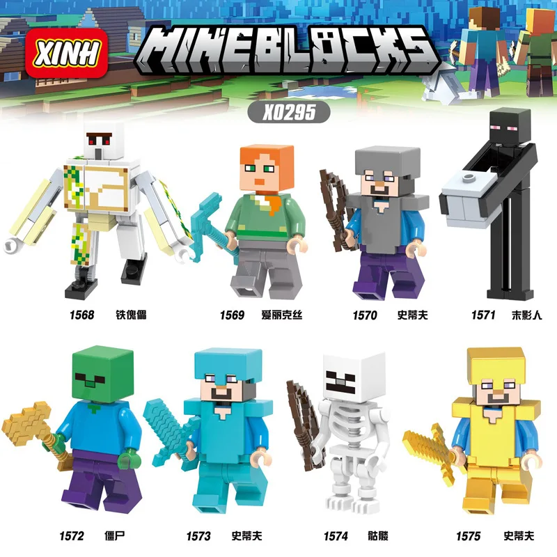 My world Building Block Doll Figurines Assembled Minifigure Boys 3-12 Years Old Toy of Kids Block of children toys for boy
My world Building Block Doll Figurines Assembled Minifigure Boys 3-12 Years Old Toy of Kids Block of children toys for boy