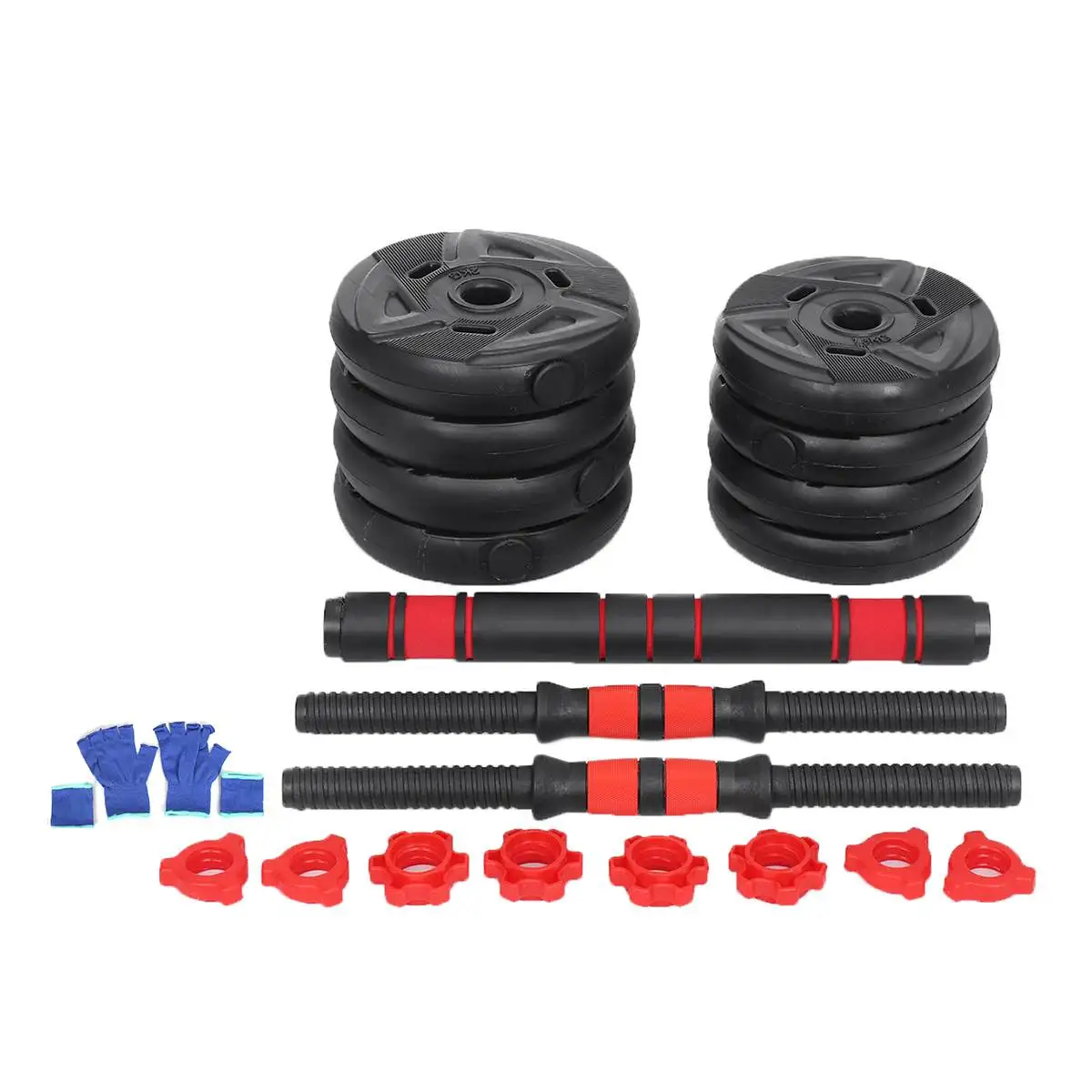 22lbs/33lbs Dumbbell Set Weight Lifting Barbell Plates Adjustable Extension Bars Home Gym Fitness Equipments Workout Training
22lbs/33lbs Dumbbell Set Weight Lifting Barbell Plates Adjustable Extension Bars Home Gym Fitness Equipments Workout Training