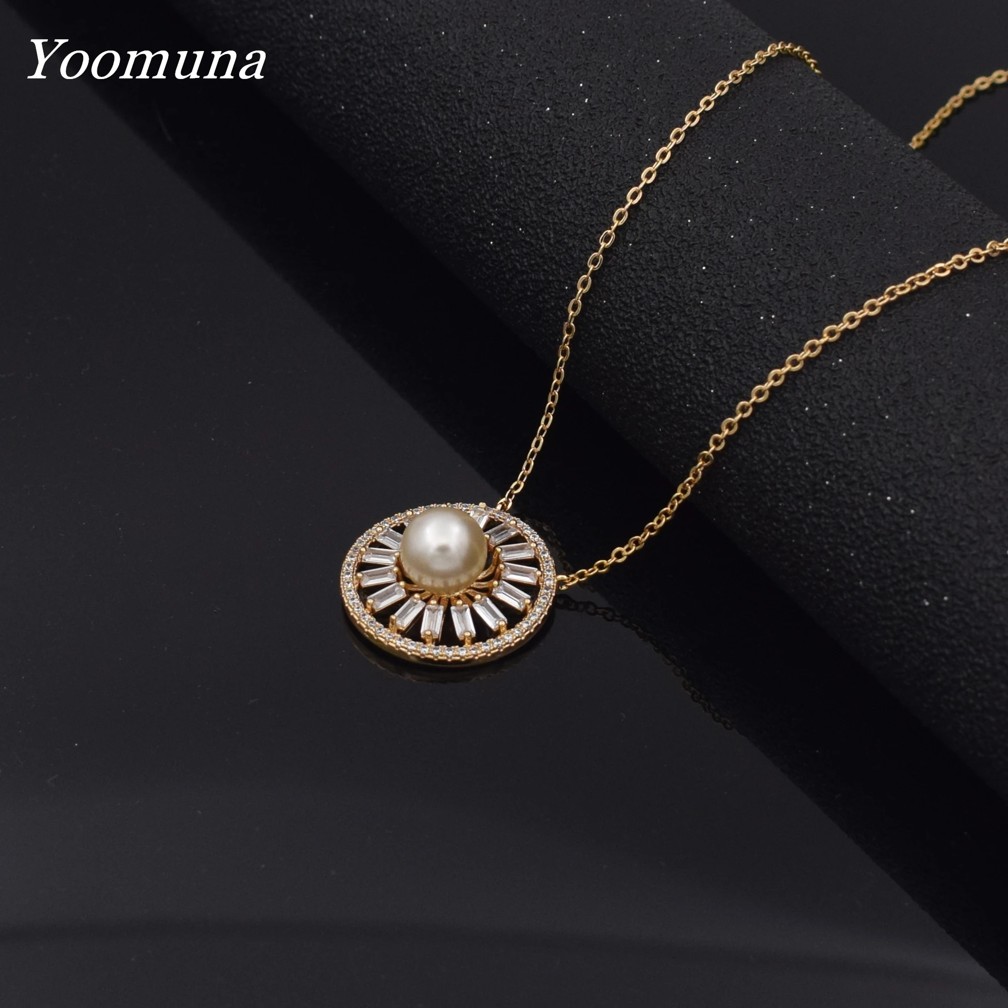 Фото Богемное peal колье простое ожерелье для женщин цепочка Длинная с кулоном модные