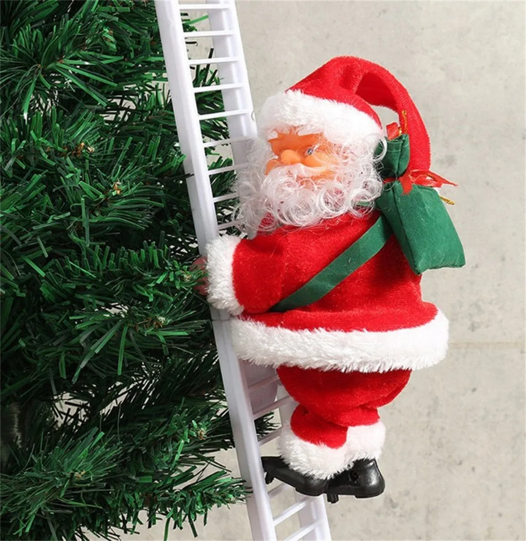 Lovely Christmas Santa Claus Electric Climb Ladder Hanging Decoration Christmas Tree Ornaments Funny New Year Kids Gifts Party #
Lovely Christmas Santa Claus Electric Climb Ladder Hanging Decoration Christmas Tree Ornaments Funny New Year Kids Gifts Party #