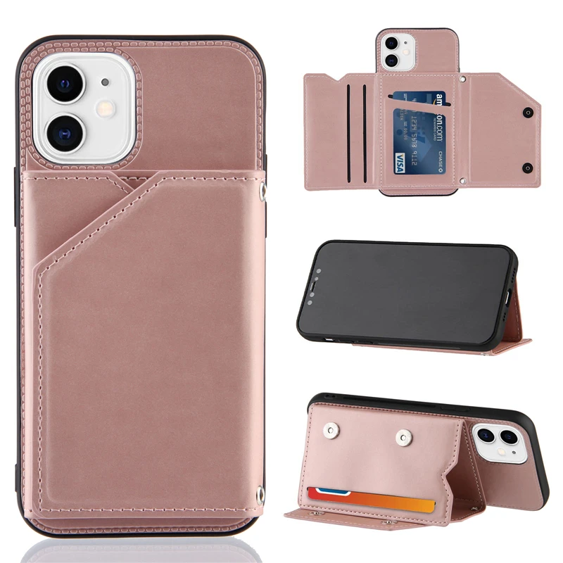 Leather Skin Card Case Plain Phone Case For iPhone 7 8 Plus SE 2020 11 12 Pro 12 Mini Max X XS Max XR Anti-knock Case Cover
Leather Skin Card Case Plain Phone Case For iPhone 7 8 Plus SE 2020 11 12 Pro 12 Mini Max X XS Max XR Anti-knock Case Cover