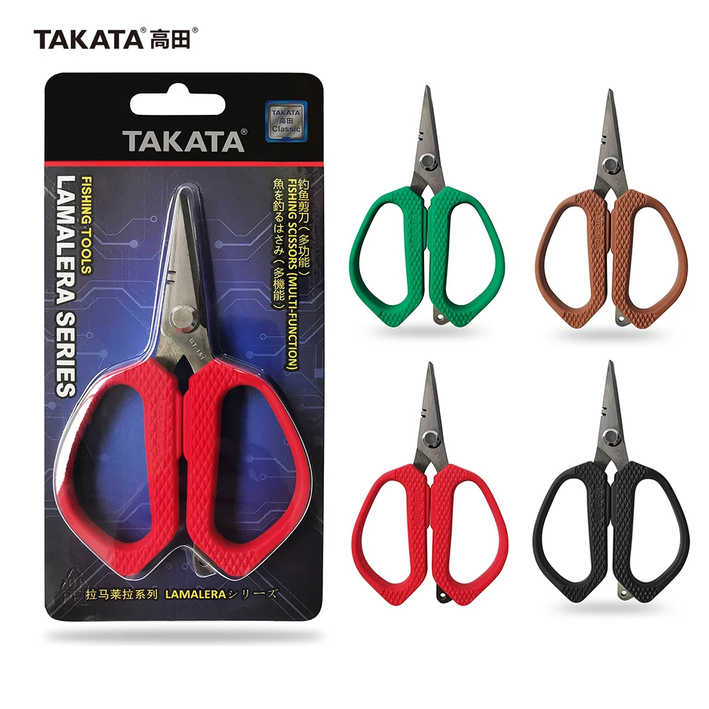 TAKATA Thread Line Cutter Split Ring Opener Stainless Steel Alloy Fishing Scissors Hook Remover Gear Tackle Tool
TAKATA Thread Line Cutter Split Ring Opener Stainless Steel Alloy Fishing Scissors Hook Remover Gear Tackle Tool