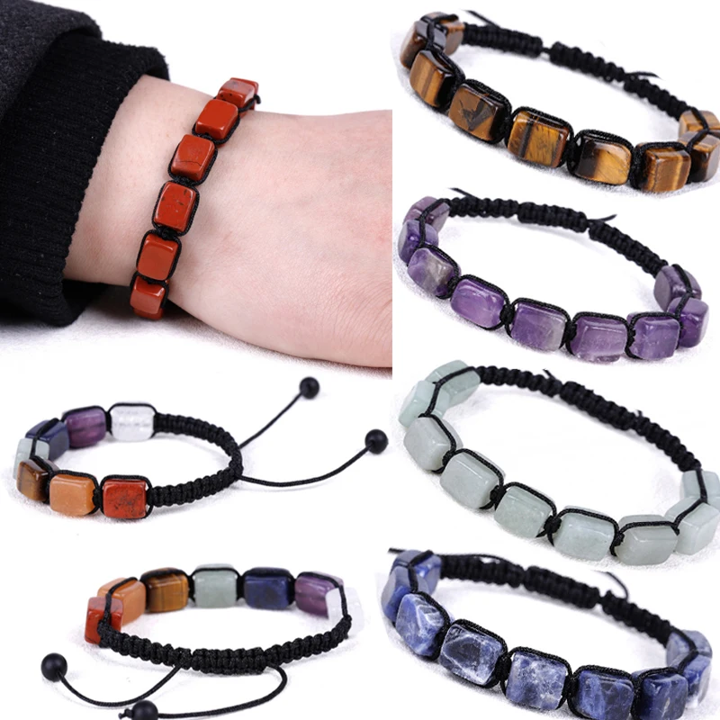 7 Chakra Stone Yoga Bracelet Reiki Healing Crystal Natural Gemstone Braided Rope Bracelet Suitable For Women And Girls
7 Chakra Stone Yoga Bracelet Reiki Healing Crystal Natural Gemstone Braided Rope Bracelet Suitable For Women And Girls