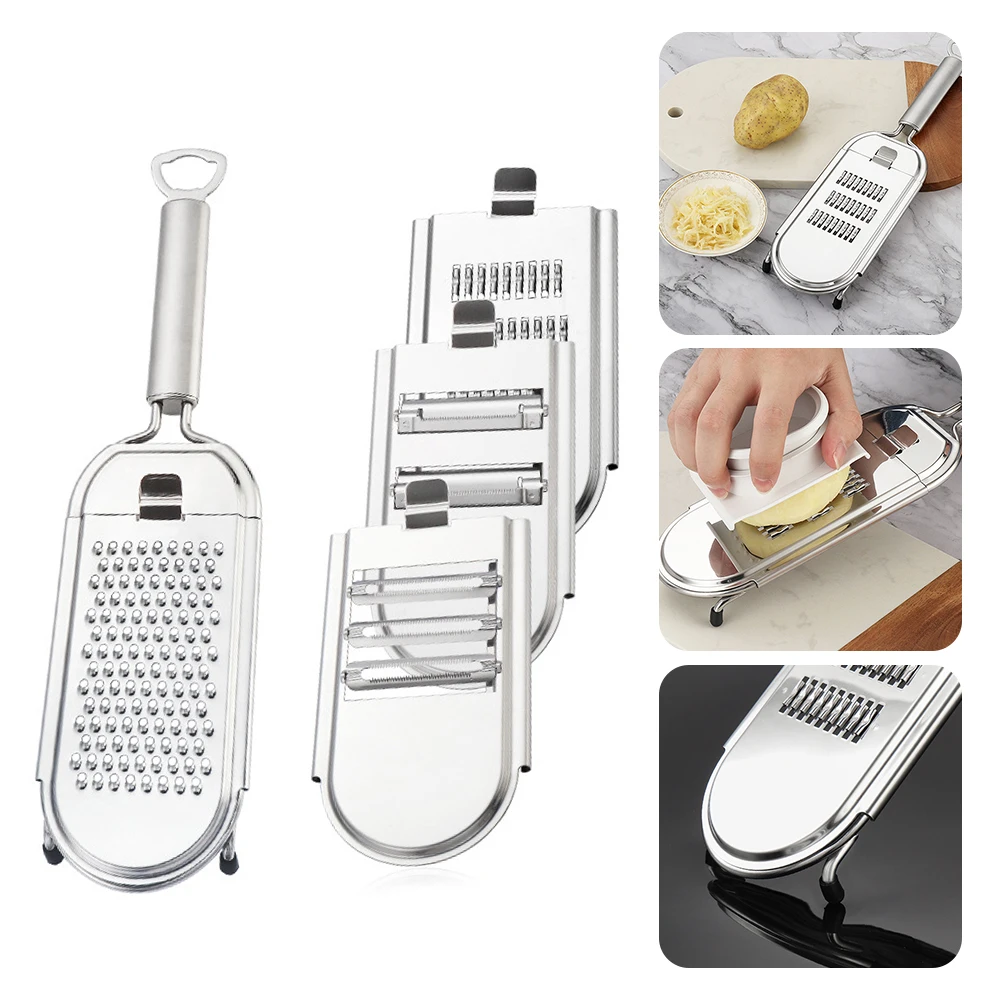 Vegetable Mandoline Slicer Stainless Steel Multi Blade Fruit Grater Cutter Shredders Potato Peeler Carrot Cheese Grater Kitchen
Vegetable Mandoline Slicer Stainless Steel Multi Blade Fruit Grater Cutter Shredders Potato Peeler Carrot Cheese Grater Kitchen