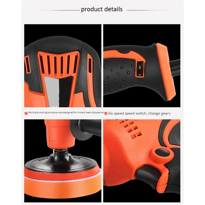 Electric Car Polisher Machine Auto Polishing Machine Adjustable Speed Sanding Waxing Tools Car Accessories EU Plug
Electric Car Polisher Machine Auto Polishing Machine Adjustable Speed Sanding Waxing Tools Car Accessories EU Plug
