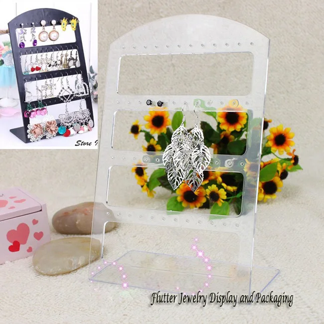 15pcs L Hollow Clear Jewelry Display Rack 48 Holes Earrings Display Stand Shelf Earring Stud Holder for 24 pair Earring Show
15pcs L Hollow Clear Jewelry Display Rack 48 Holes Earrings Display Stand Shelf Earring Stud Holder for 24 pair Earring Show