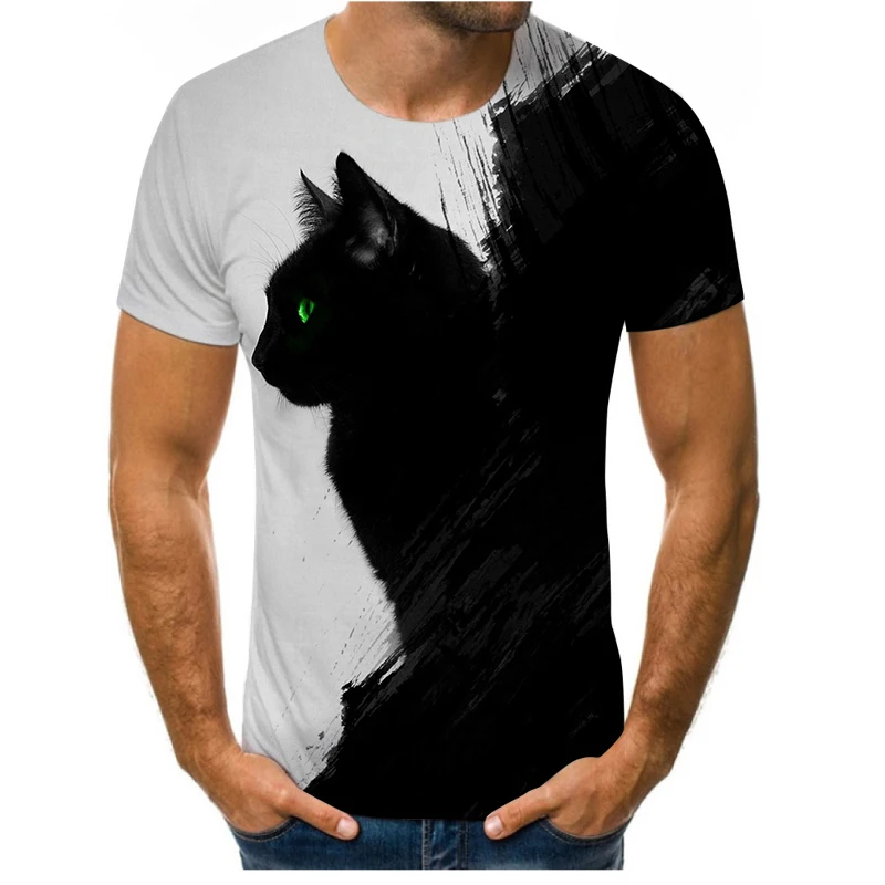 Streetwear 3D printing boxing creative fun cat cute men and women T-shirt O-neck short-sleeved comfortable casual personality
Streetwear 3D printing boxing creative fun cat cute men and women T-shirt O-neck short-sleeved comfortable casual personality