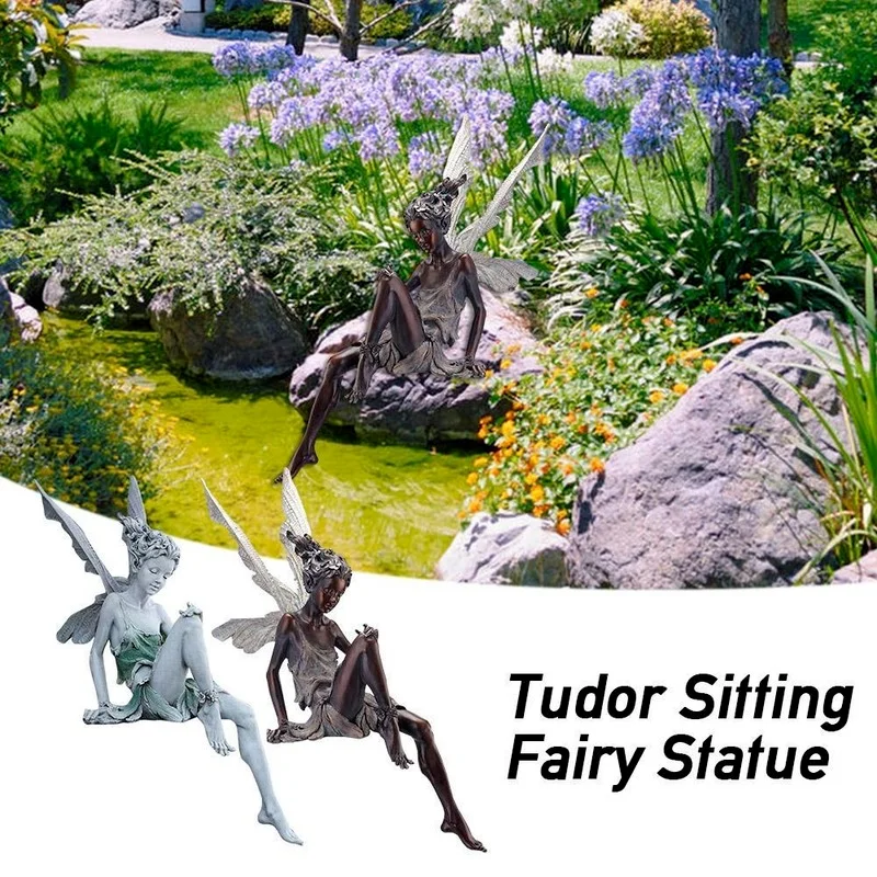 Tudor And Turek Sitting Fairy Statue Outdoor Garden Ornament Resin Craft Landscaping Art Decoration Home Accessories Gardening
Tudor And Turek Sitting Fairy Statue Outdoor Garden Ornament Resin Craft Landscaping Art Decoration Home Accessories Gardening