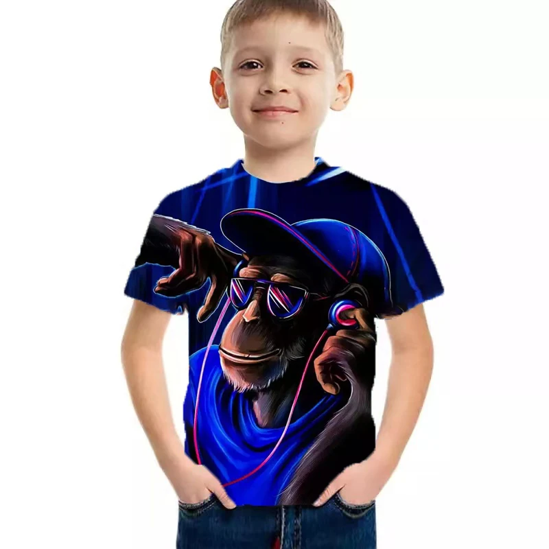 POP 2021 King Kong Crew Neck T-shirt 3D Printing Shirt Boys and Girls Animal Orangutan Fashion Short Sleeve Kids T-shirt 4Y-14Y
POP 2021 King Kong Crew Neck T-shirt 3D Printing Shirt Boys and Girls Animal Orangutan Fashion Short Sleeve Kids T-shirt 4Y-14Y