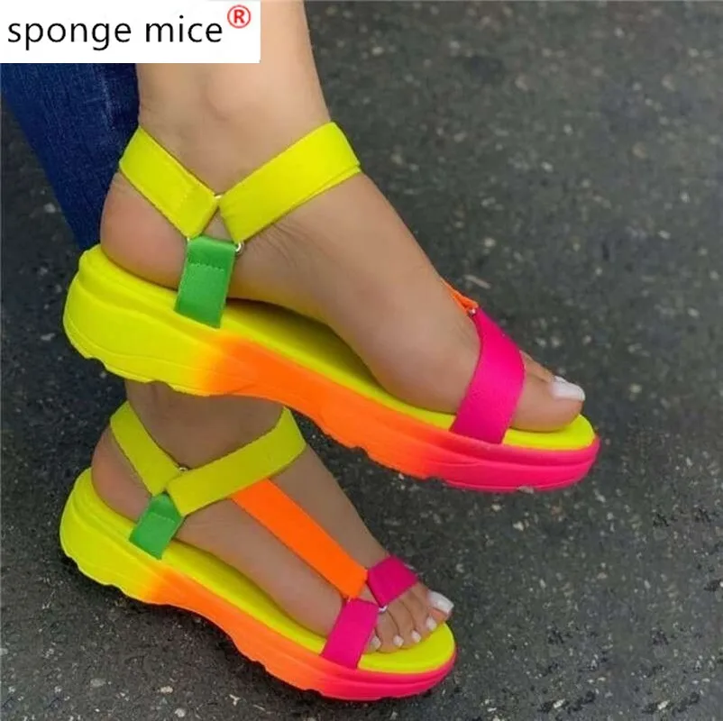 2020 New Summer Women's Sandals Women Low-heels Sandals Velcro Thick Bottom Casual Sandals Outdoor Beach Sandals for Women Shoes
2020 New Summer Women's Sandals Women Low-heels Sandals Velcro Thick Bottom Casual Sandals Outdoor Beach Sandals for Women Shoes