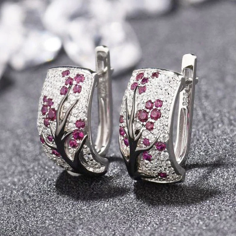 Plum Blossom Earrings Women Statement Earring Girl Party Simple Circle Earrings Jewelry Crystal Small Hoop Earrings For Women
Plum Blossom Earrings Women Statement Earring Girl Party Simple Circle Earrings Jewelry Crystal Small Hoop Earrings For Women