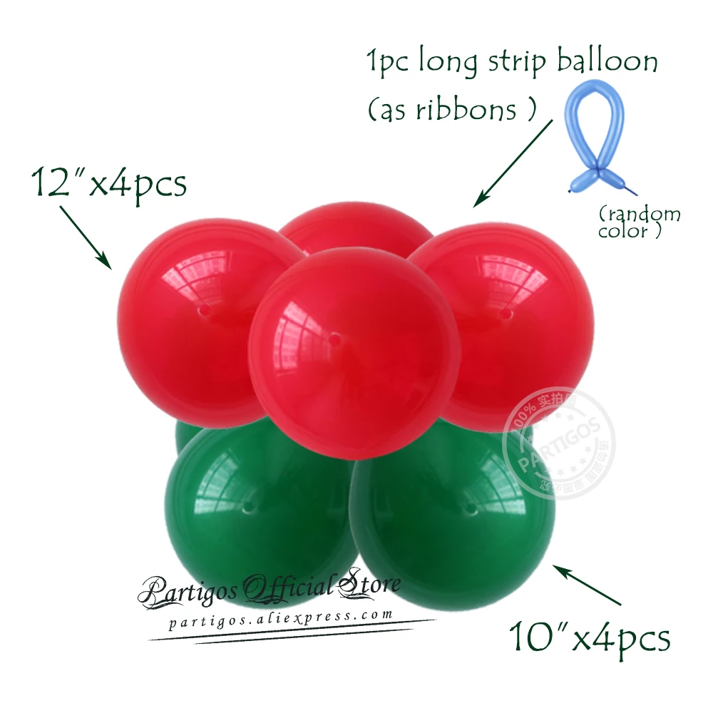 5pcs/set Santa Claus Balloons stand Christmas Snowman Ballons indoor Navidad Xmas Party Decors red green star Helium globos | Дом и сад