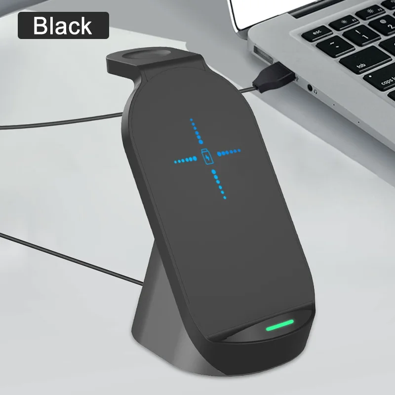 15W Qi Wireless Charger For iPhone 11 Pro XS XR Samsung S10 S9 Fast Charger Dock Station For Airpods Pro Apple Watch 5 4 3 2 1
15W Qi Wireless Charger For iPhone 11 Pro XS XR Samsung S10 S9 Fast Charger Dock Station For Airpods Pro Apple Watch 5 4 3 2 1