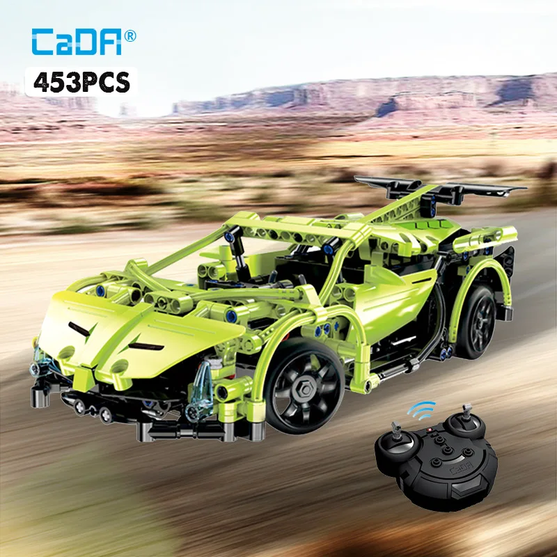 Cada 419PCS RC Green Sports Racing Cars DIY Model Building Blocks For City Technical Remote Control Vehicle Toys for Kid
Cada 419PCS RC Green Sports Racing Cars DIY Model Building Blocks For City Technical Remote Control Vehicle Toys for Kid
