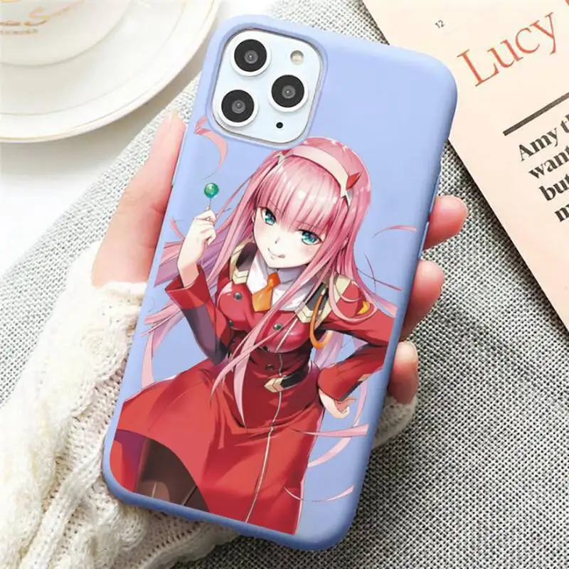 Japan DARLING in the FRANXX Anime Phone Case Candy Color Blue for iPhone 11 12 pro XS MAX 8 7 6 6S Plus X 5S SE 2020 XR
Japan DARLING in the FRANXX Anime Phone Case Candy Color Blue for iPhone 11 12 pro XS MAX 8 7 6 6S Plus X 5S SE 2020 XR
